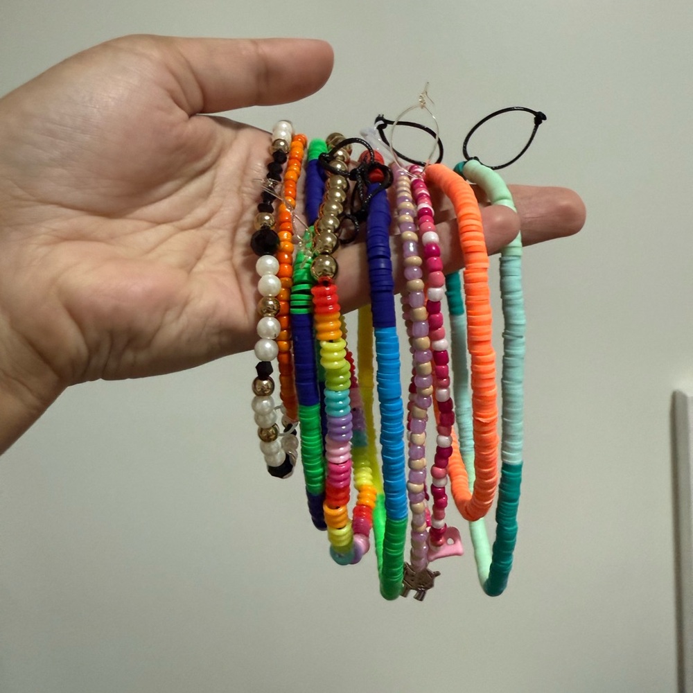 Colorful Beaded Bracelets Set